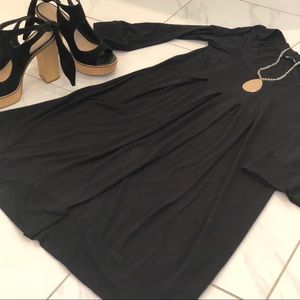 Splendid Black Flowy Tunic / Dress